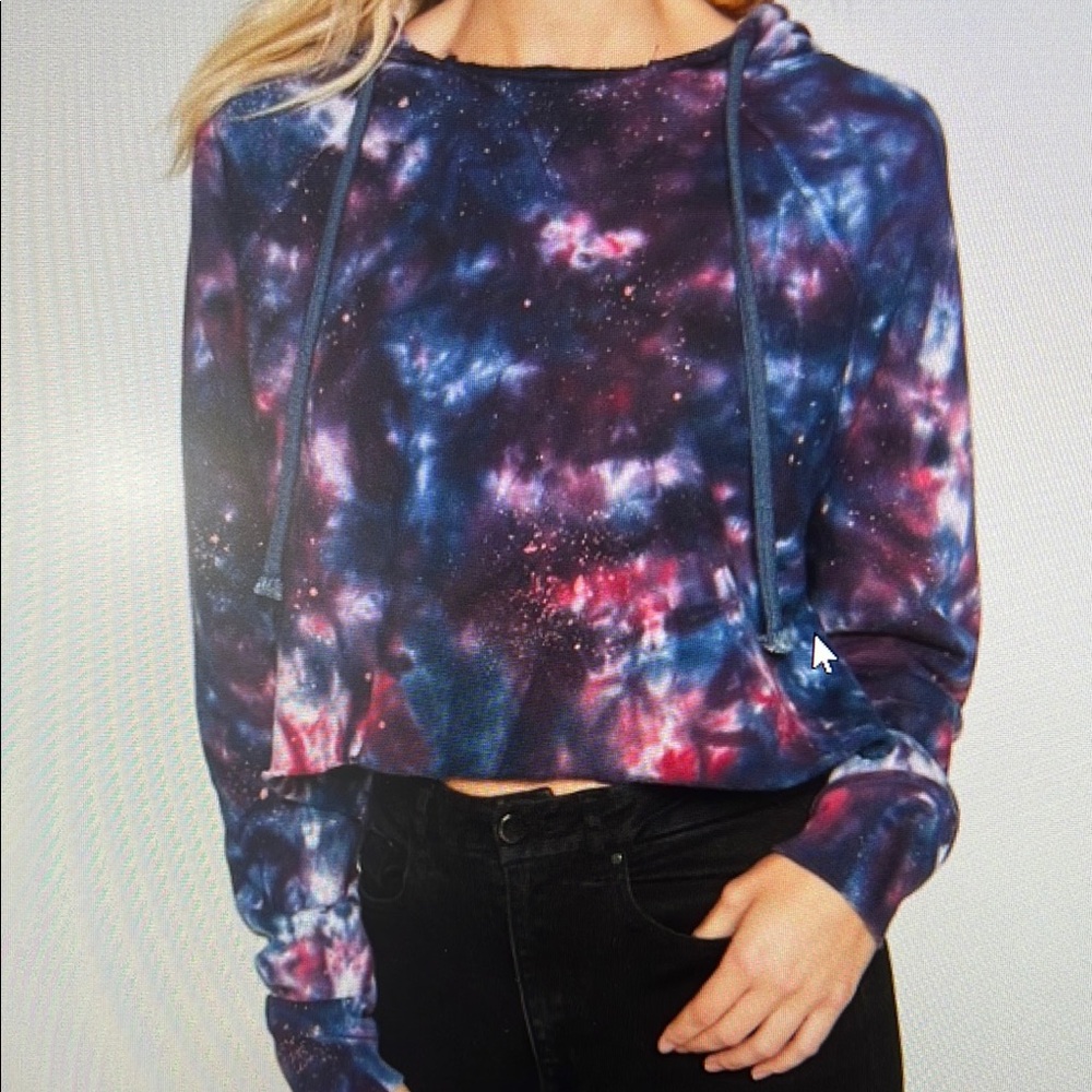 Spiritual Gangster Blue & Pink Cosmic Sweatshirt